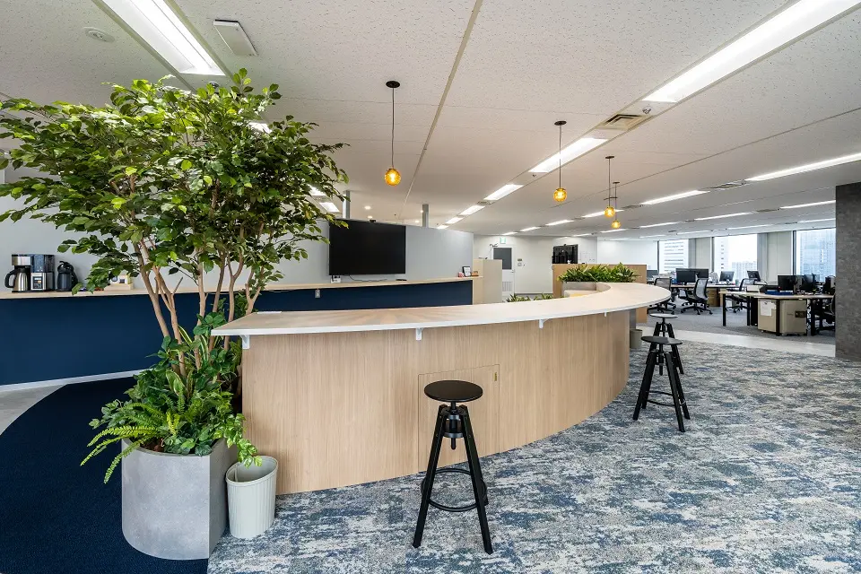 カウンターのある空間