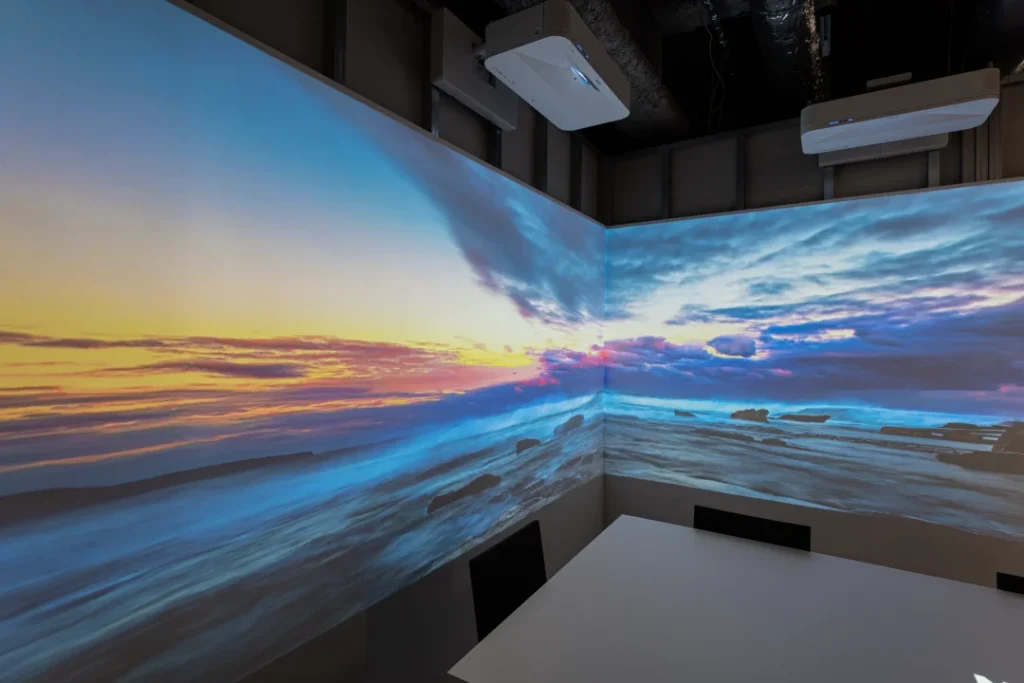 中央集権コンサルタンツ壁面プロジェクション