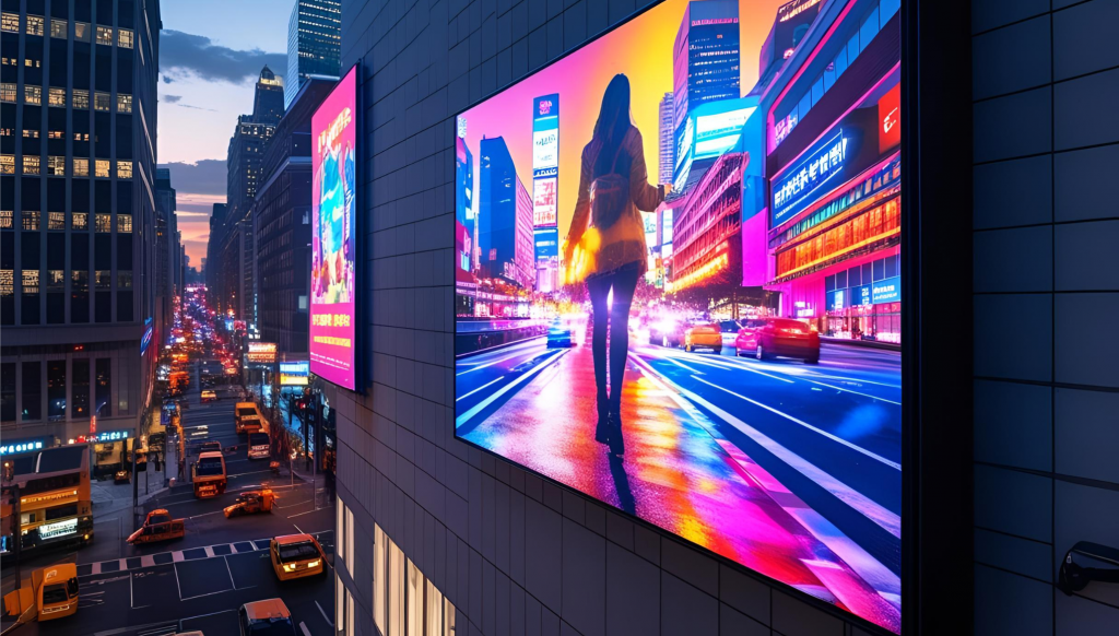 ビル壁面大型LED