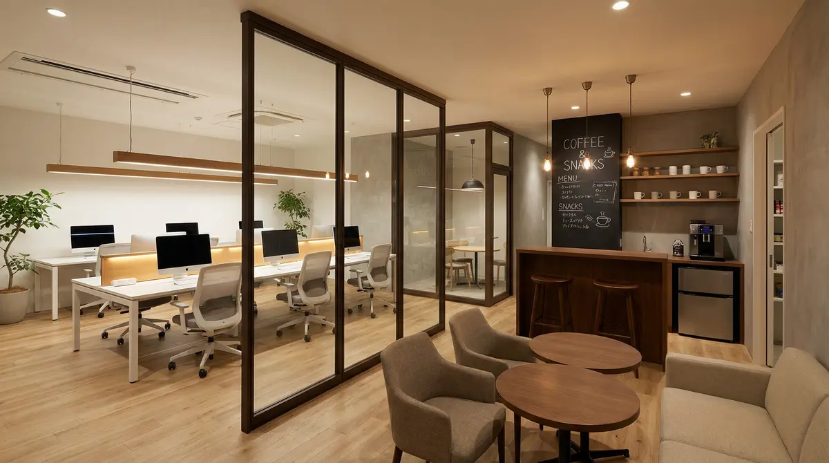 カフェ風オフィス